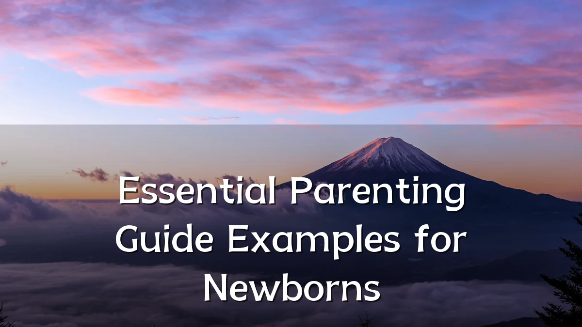 Essential Parenting Guide Examples for Newborns