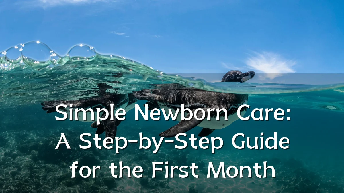 Simple Newborn Care: A Step-by-Step Guide for the First Month