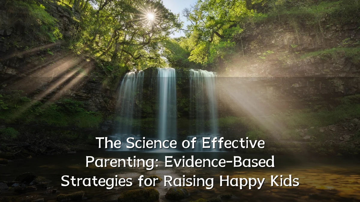 The Science of Effective Parenting: Evidence-Based Strategies for Raising Happy Kids