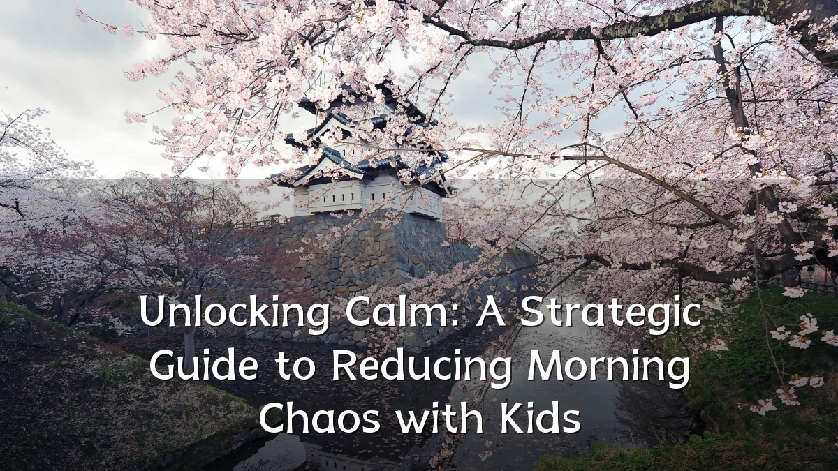 Unlocking Calm: A Strategic Guide to Reducing Morning Chaos with Kids