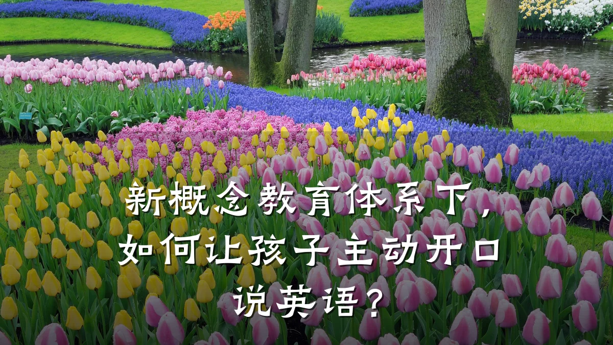 新概念教育体系下，如何让孩子主动开口说英语？